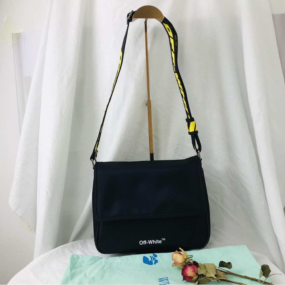 Off-White - Logo Nylon Crossbody Bag